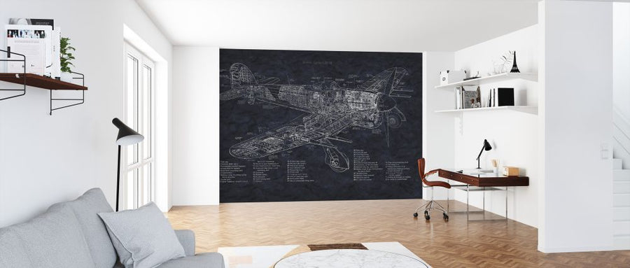 PHOTOWALL / Sectional Hawker Typhoon - Dark (e328018)