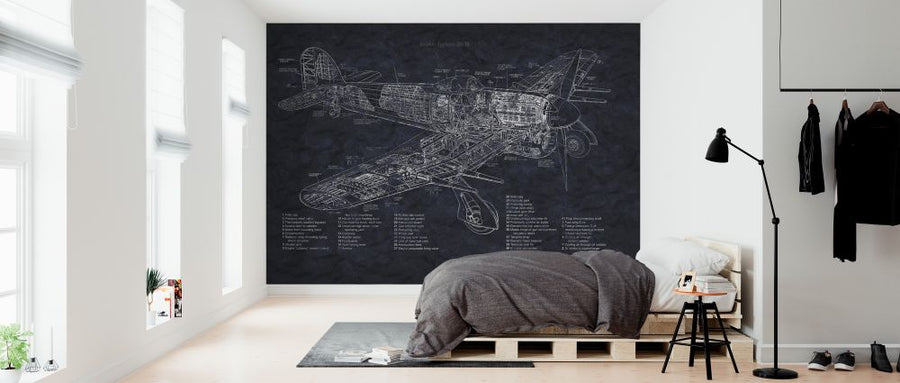 PHOTOWALL / Sectional Hawker Typhoon - Dark (e328018)