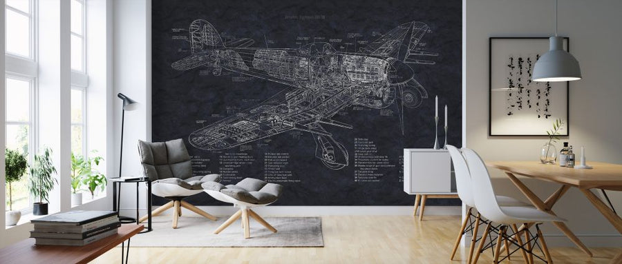 PHOTOWALL / Sectional Hawker Typhoon - Dark (e328018)