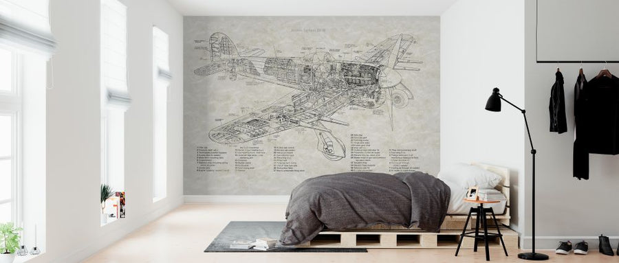 PHOTOWALL / Sectional Hawker Typhoon Drawings (e328019)