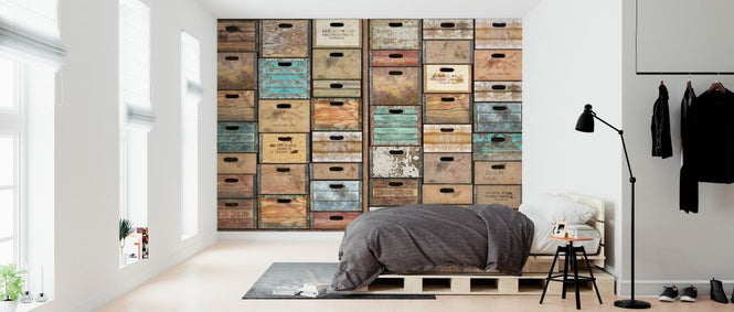PHOTOWALL / Vintage Crates (e328127)