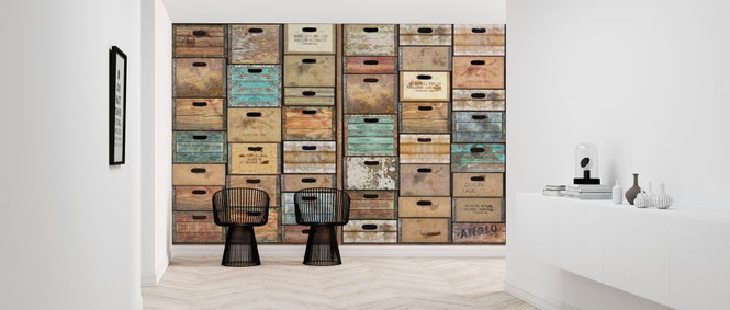 PHOTOWALL / Vintage Crates (e328127)