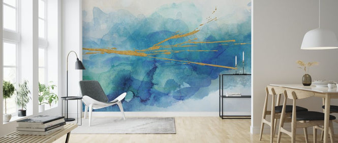 PHOTOWALL / Accidental Watercolor - Blue (e327676)