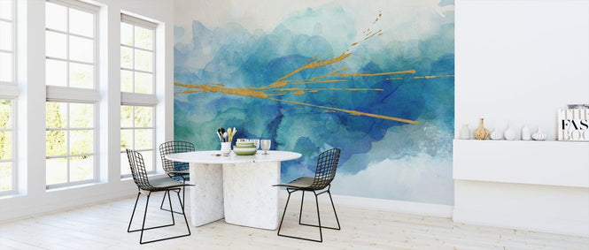 PHOTOWALL / Accidental Watercolor - Blue (e327676)