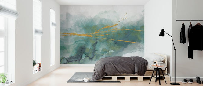 PHOTOWALL / Accidental Watercolor - Green (e327677)