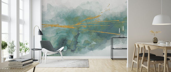 PHOTOWALL / Accidental Watercolor - Green (e327677)