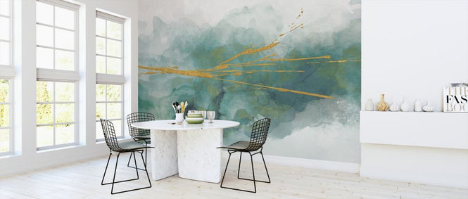 PHOTOWALL / Accidental Watercolor - Green (e327677)