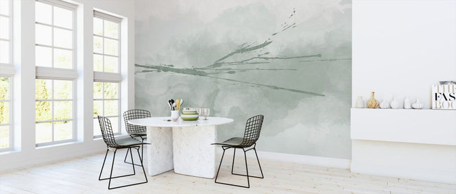 PHOTOWALL / Accidental Watercolor - Soft Green (e327679)