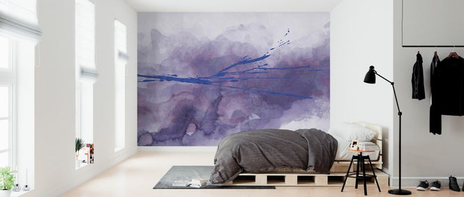 PHOTOWALL / Accidental Watercolor - Violet (e327680)
