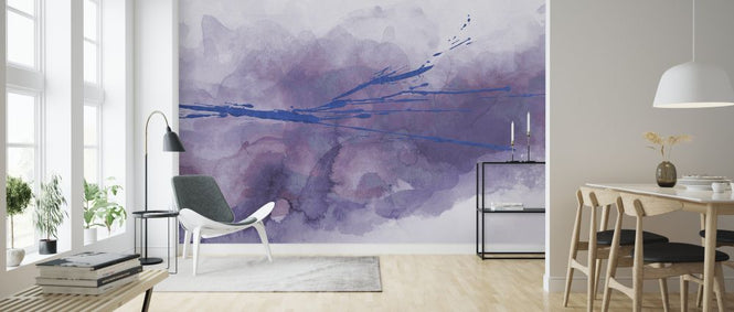 PHOTOWALL / Accidental Watercolor - Violet (e327680)