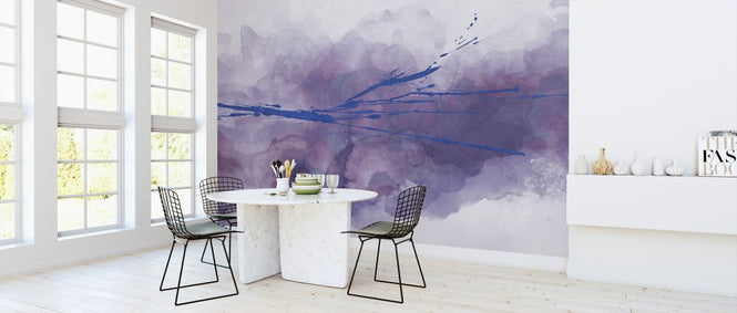 PHOTOWALL / Accidental Watercolor - Violet (e327680)