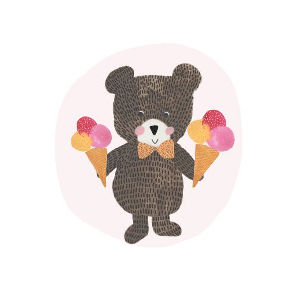 PHOTOWALL / Icecream Bear (e328078)