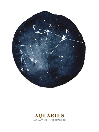 PHOTOWALL / Zodiac Sign - Aquarius (e328137)