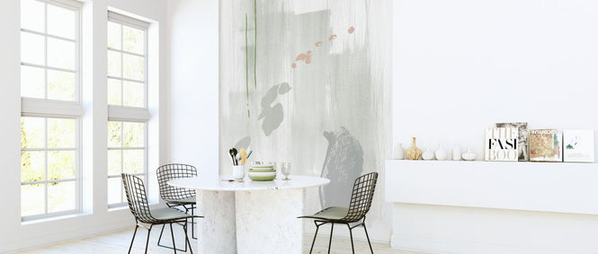 PHOTOWALL / Abstractia - Light Gray (e328132)