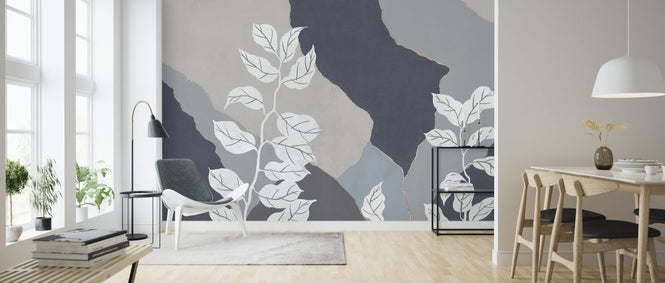 PHOTOWALL / Fragments and Vegetation - Blue (e328055)