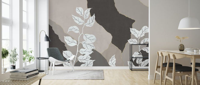 PHOTOWALL / Fragments and Vegetation - Brown (e328056)