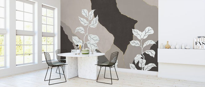 PHOTOWALL / Fragments and Vegetation - Brown (e328056)