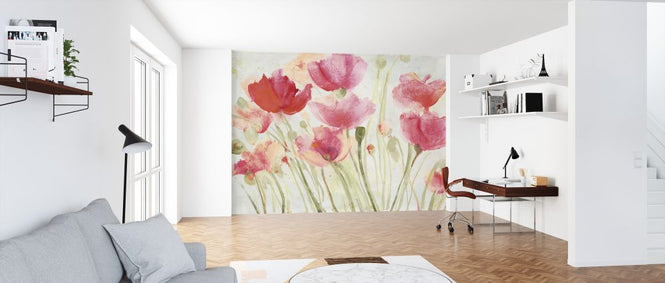 PHOTOWALL / Blush Poppies (e325360)