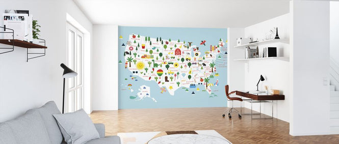 PHOTOWALL / Fun USA Map (e325386)