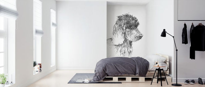 PHOTOWALL / Labradoodle Sketch (e325417)
