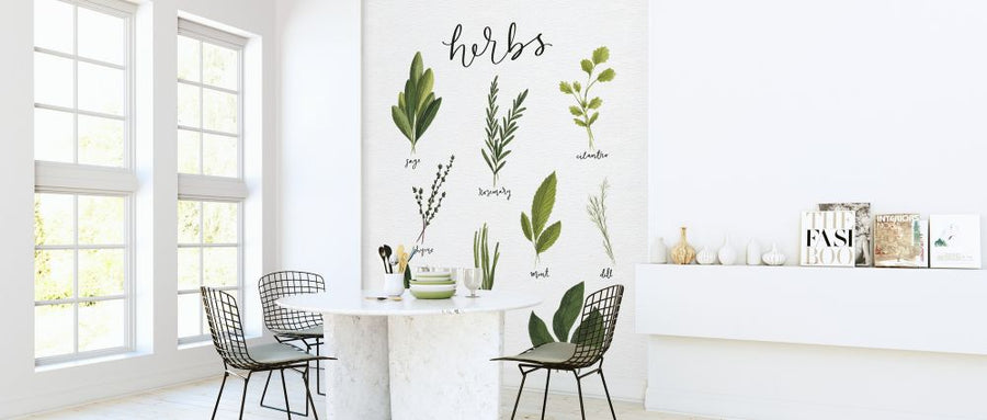 PHOTOWALL / Herbs I White (e325823)