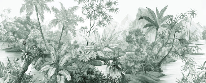 PHOTOWALL / Tangled Jungle - Green (e328534)