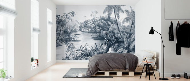 PHOTOWALL / Tangled Jungle II - Blue (e328535)