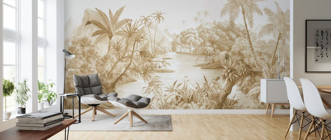 PHOTOWALL / Tangled Jungle II - Caramel (e328536)