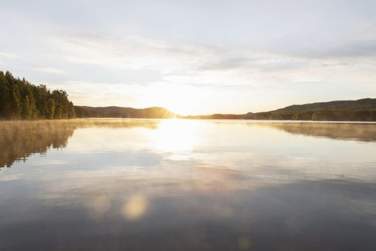 PHOTOWALL / Silent Morning by the Lake (e328161)