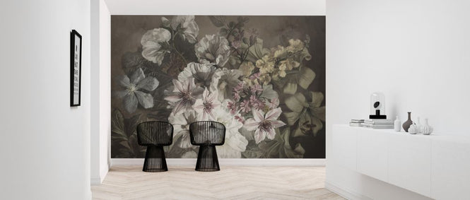 PHOTOWALL / Clematis and Echinacea (e328262)