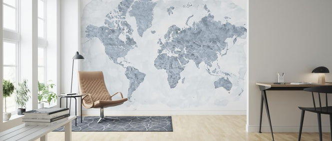 PHOTOWALL / World Map without Text III (e325719)