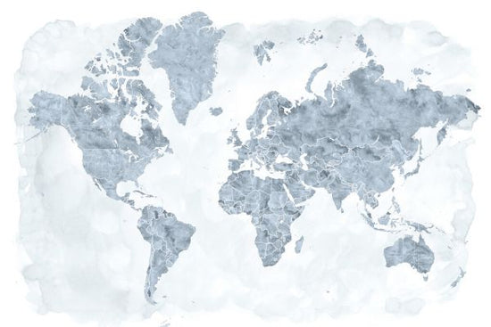 PHOTOWALL / World Map without Text III (e325719)