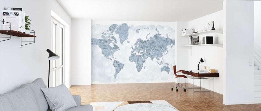PHOTOWALL / World Map without Text III (e325719)