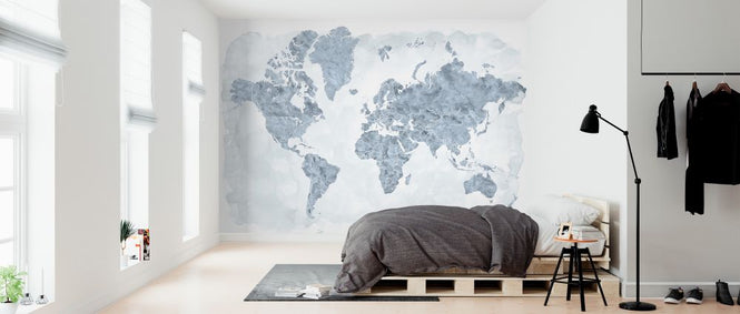 PHOTOWALL / World Map without Text III (e325719)