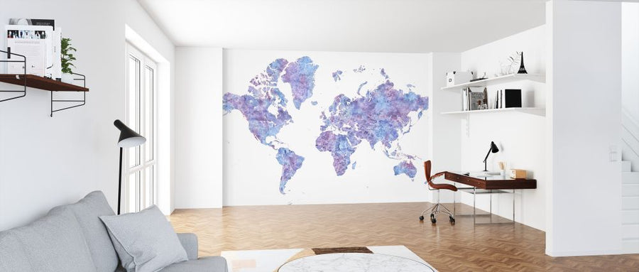 PHOTOWALL / World Map without Text IIII (e325720)