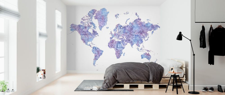 PHOTOWALL / World Map without Text IIII (e325720)