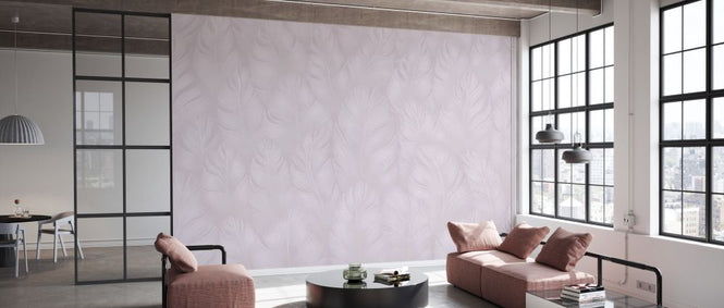 PHOTOWALL / Into the Feathers - Pink (e328425)