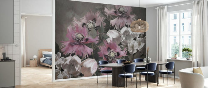 PHOTOWALL / Poppies and Tulips (e328442)