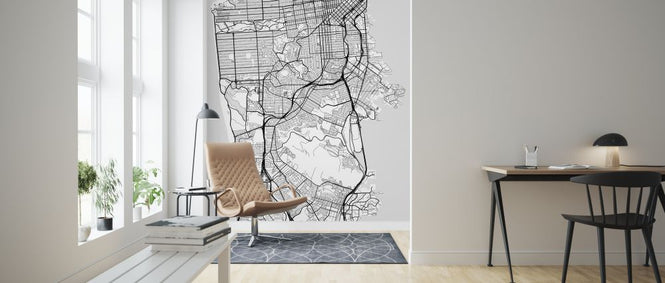 PHOTOWALL / San Francisco Map (e325725)