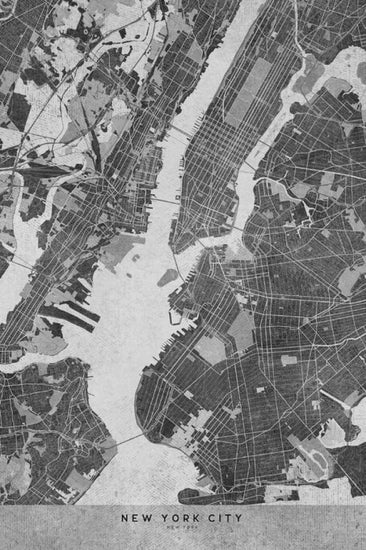 PHOTOWALL / New York City Map (e325728)