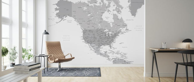 PHOTOWALL / North America and Caribbean Map II (e325731)