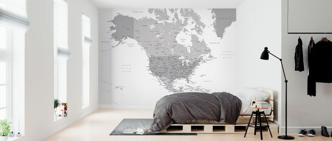 PHOTOWALL / North America and Caribbean Map II (e325731)