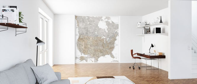 PHOTOWALL / United States Map (e325735)