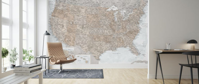 PHOTOWALL / United States Map (e325739)