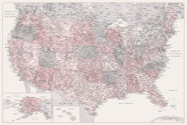 PHOTOWALL / United States Map (e325741)