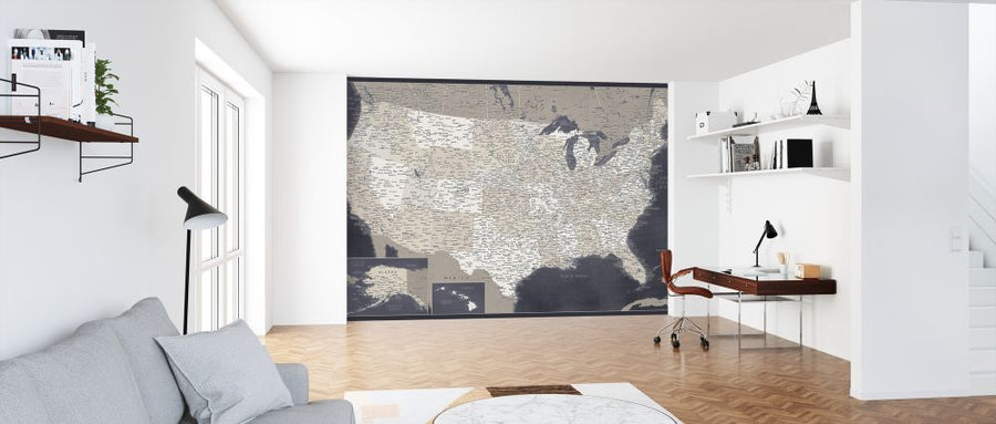 PHOTOWALL / United States Map (e325745)