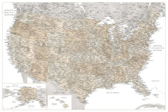PHOTOWALL / United States Map (e325748)