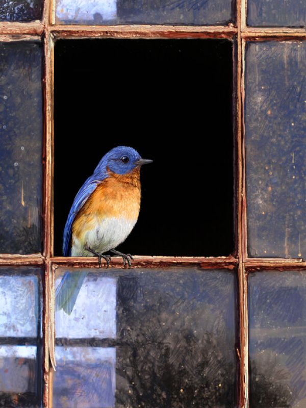 PHOTOWALL / Bluebird Window (e327140)
