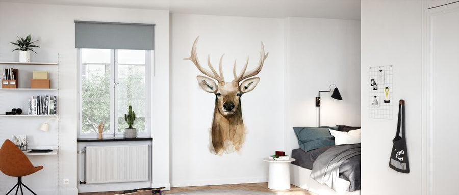 PHOTOWALL / Watercolor Elk Portrait I (e327172)