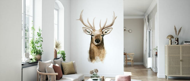 PHOTOWALL / Watercolor Elk Portrait I (e327172)